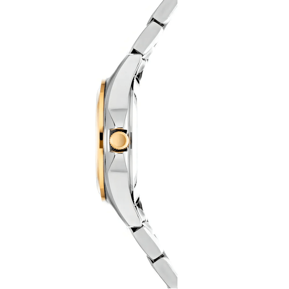 RELOJ CITIZEN EQ0595-55A QUARTZ PLATEADO DORADO6