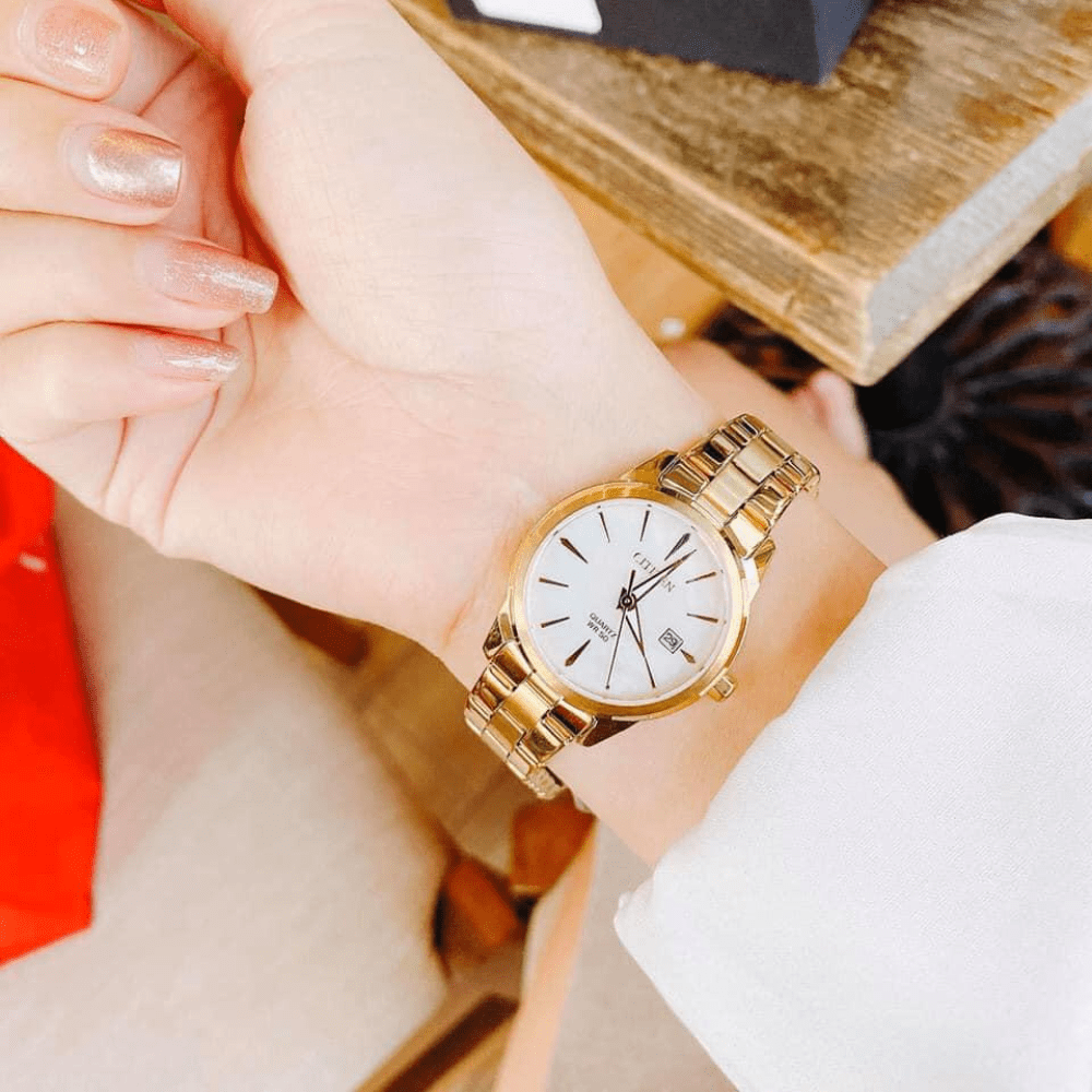 RELOJ CITIZEN EU6072-56D QUARTZ DORADO2