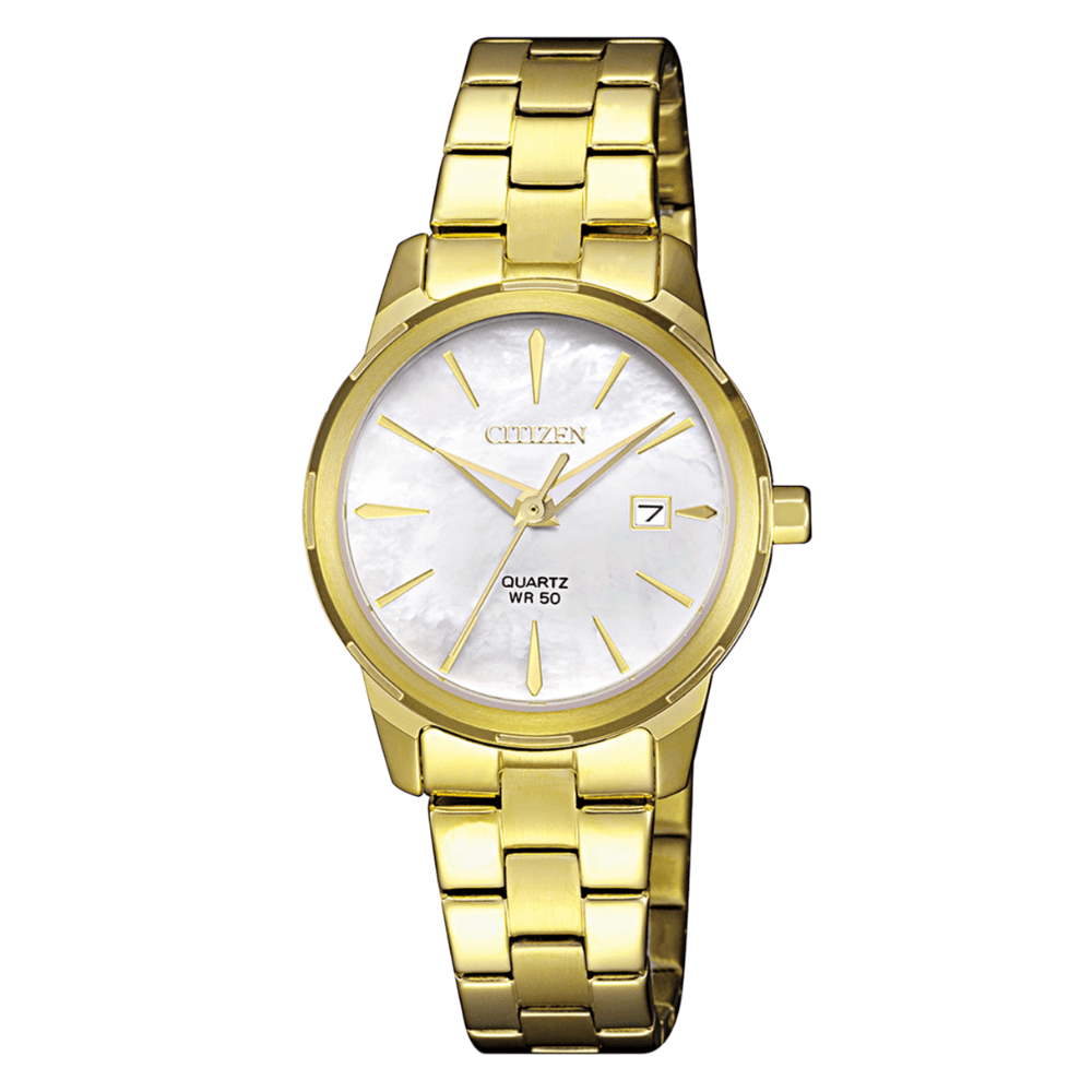 RELOJ CITIZEN EU6072-56D QUARTZ DORADO1