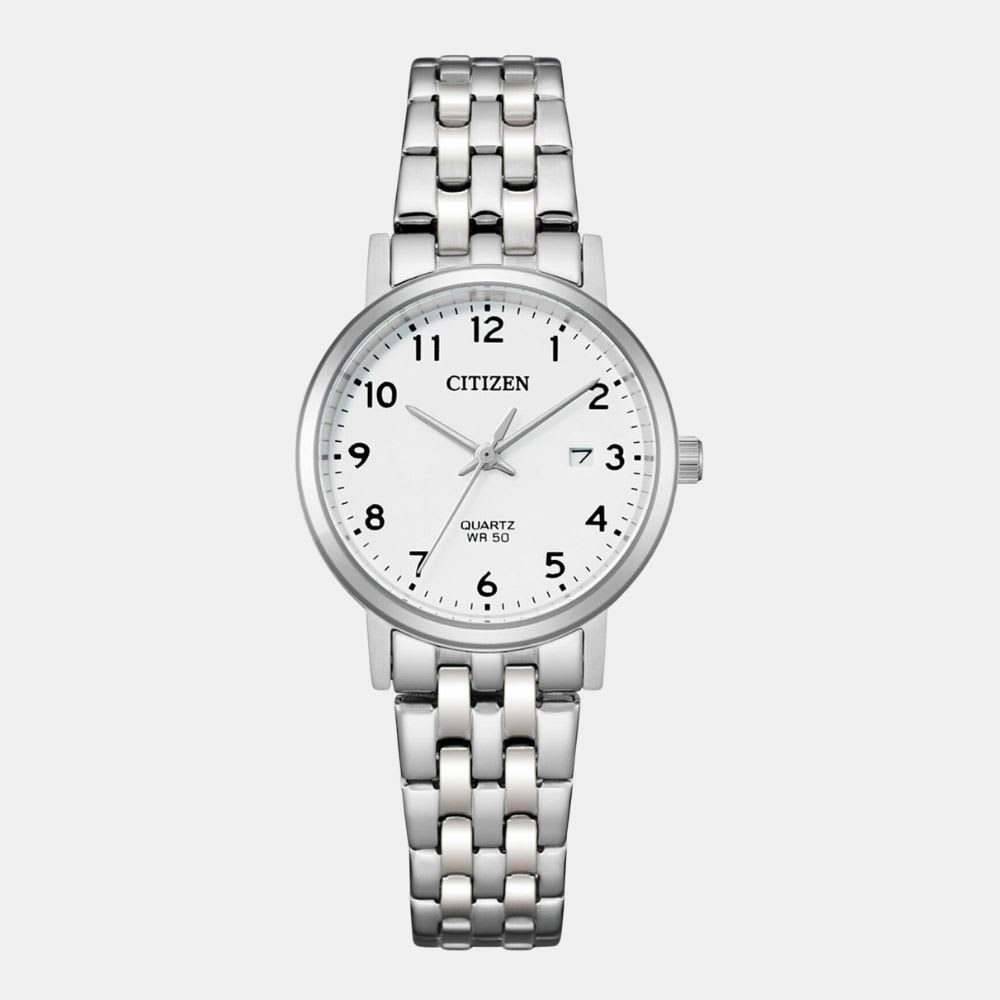 Reloj Citizen Quartz EU6090-54A Plateado Dial Blanco Acero Mujer1