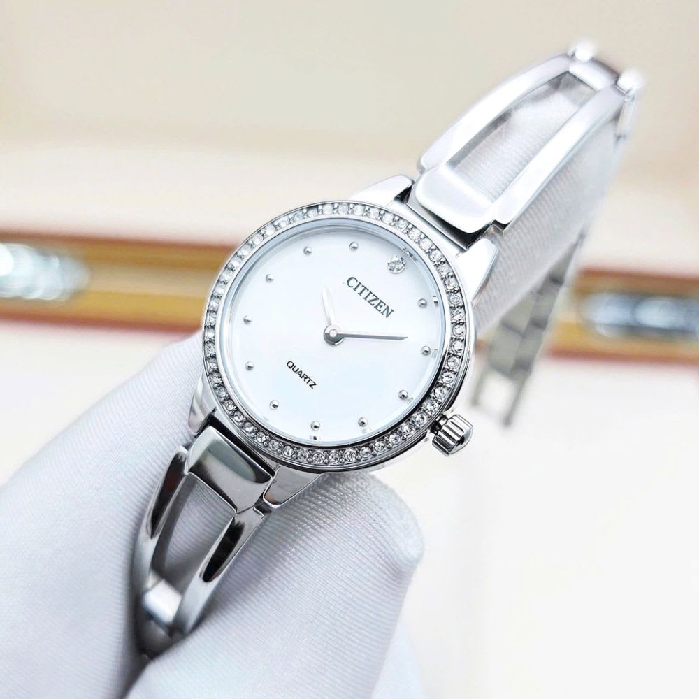 Reloj Citizen Quartz EZ7011-88A Plateado Acero Mujer5
