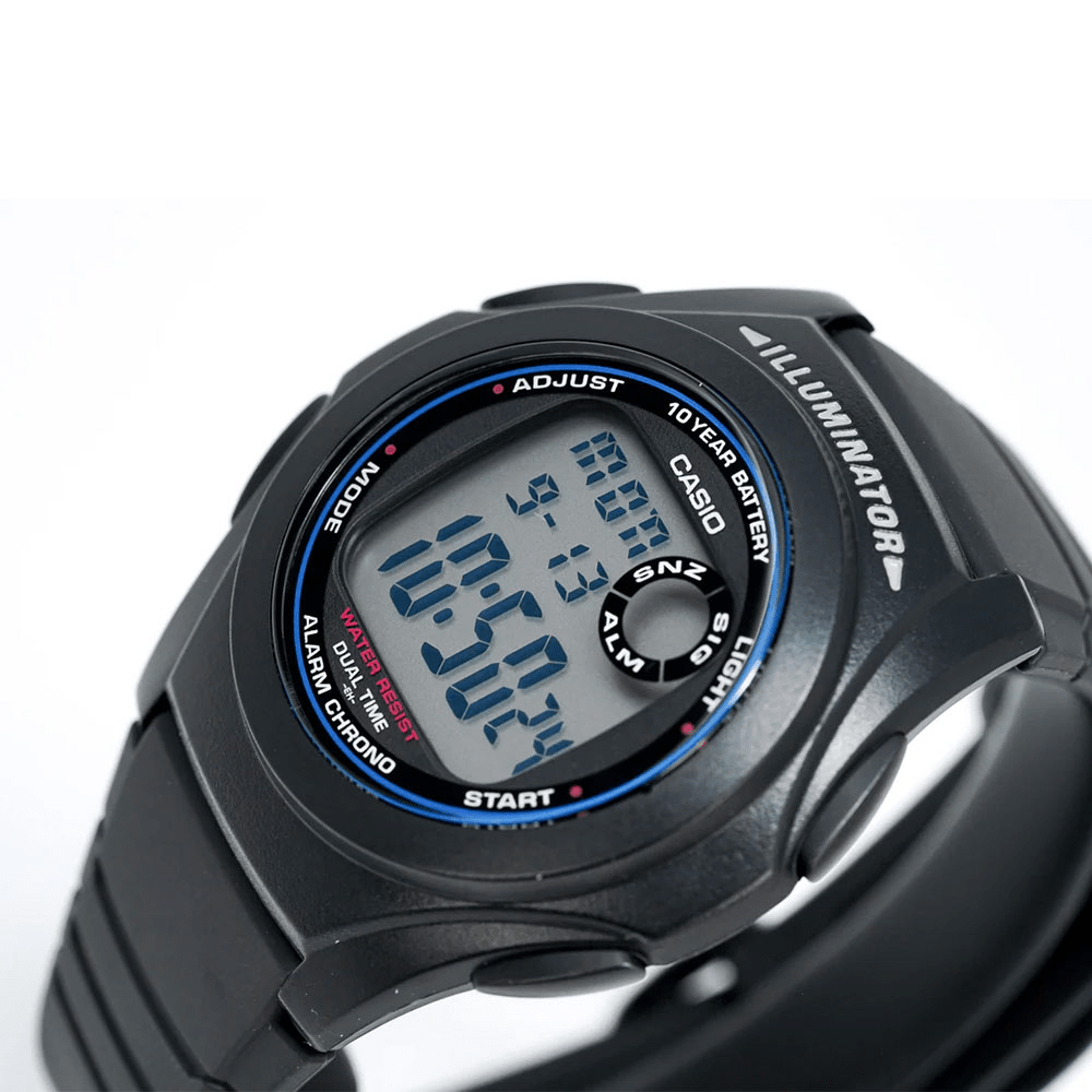 RELOJ CASIO F-200W-1ADF VINTAGE NEGRO5