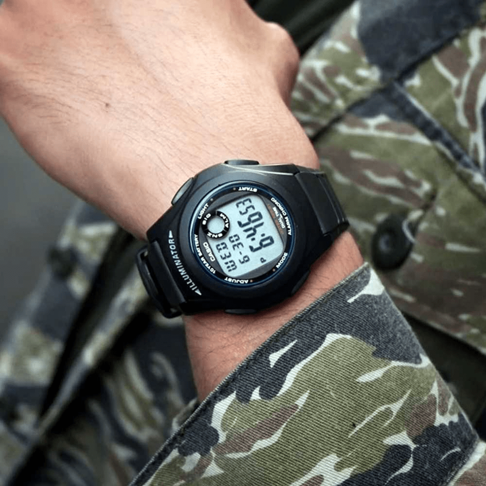 RELOJ CASIO F-200W-1ADF VINTAGE NEGRO3