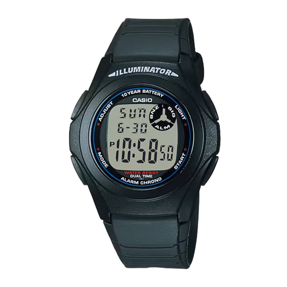 Reloj Casio Vintage F-200W-1ADF Digital Resina Negro Unisex8