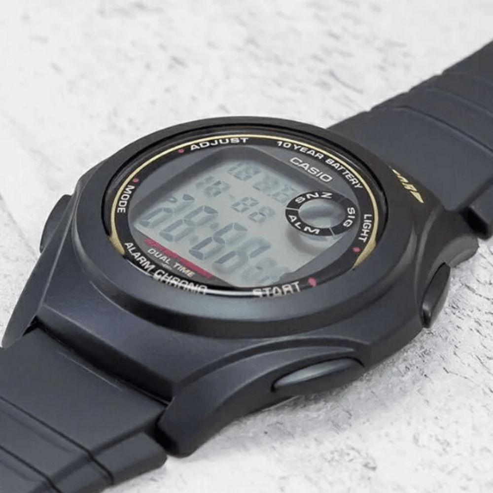 RELOJ CASIO F-200W-9ADF NEGRO4
