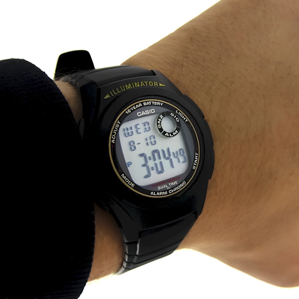Reloj Casio Vintage F-200W-9ADF Digital Resina Negro Unisex3