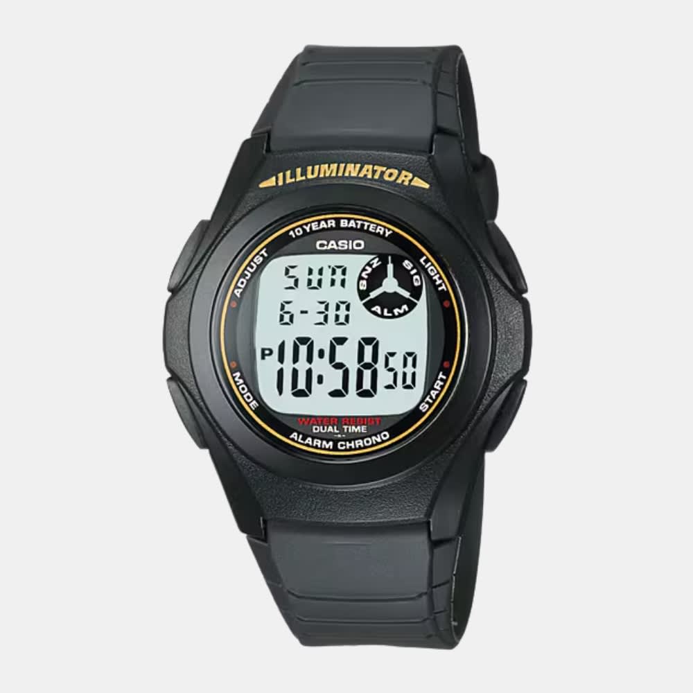 Reloj Casio Vintage F-200W-9ADF Digital Resina Negro Unisex1