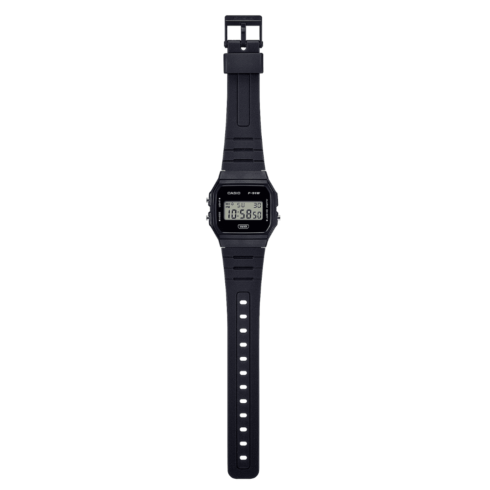 Reloj Casio Vintage F-91WB-1ADF Digital Clásico Negro Unisex3