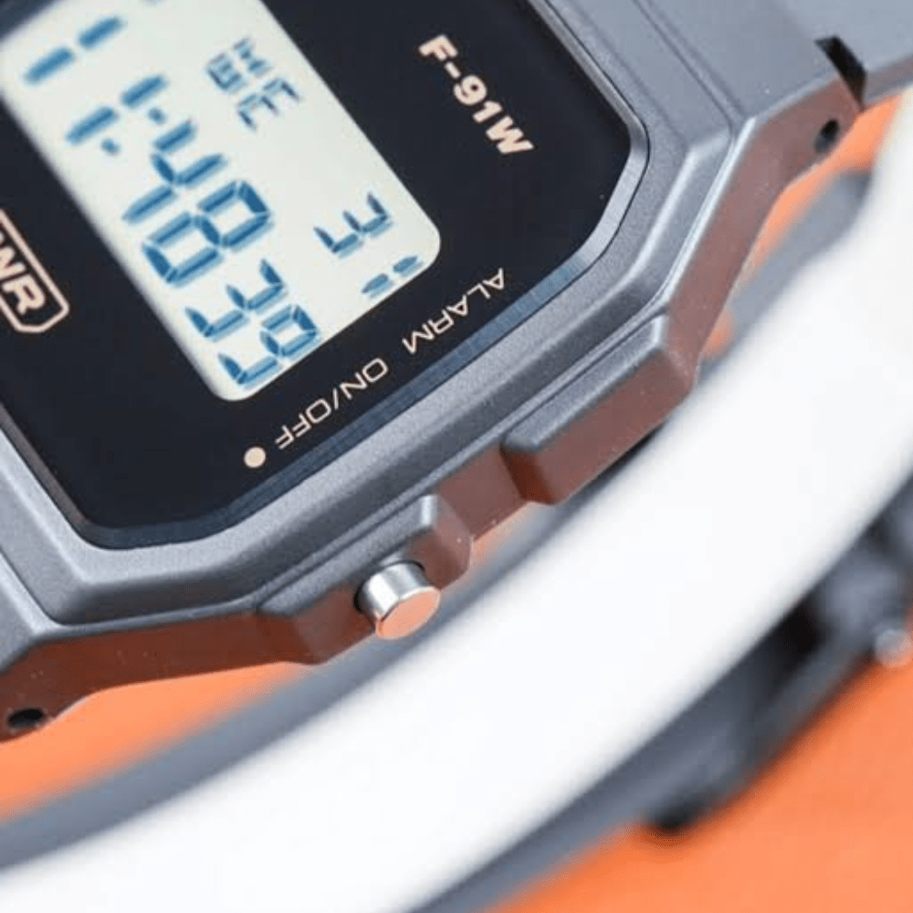 Reloj Casio Vintage F-91WB-8ADF Digital Clásico Negro Unisex4