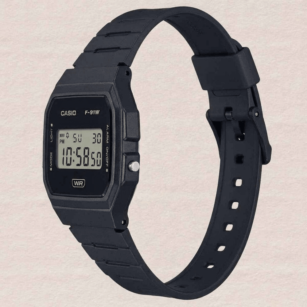 Reloj Casio Vintage F-91WB-8ADF Digital Clásico Negro Unisex3