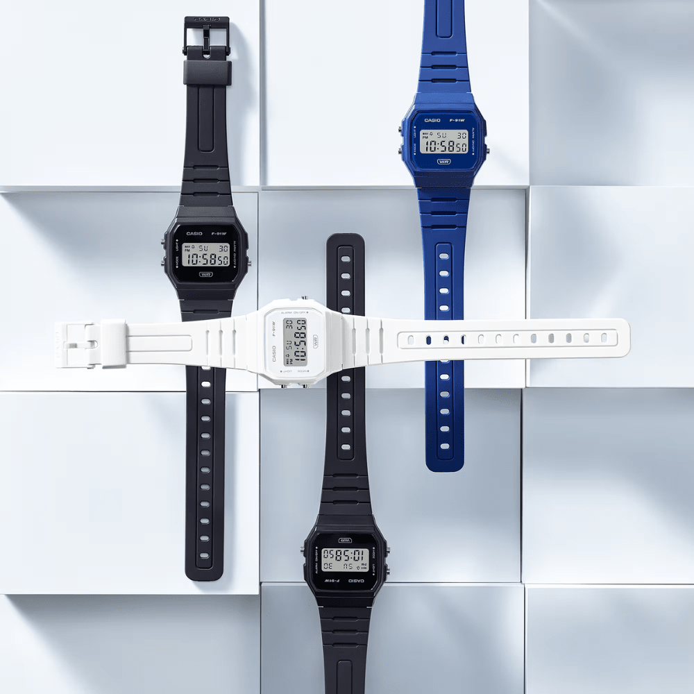 Reloj Casio Vintage F-91WB-8ADF Digital Clásico Negro Unisex7