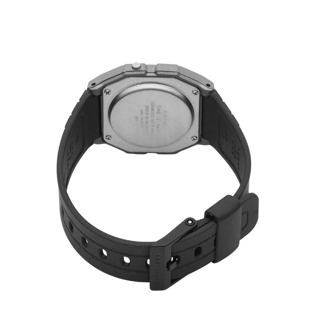 Reloj Casio Vintage F-91WM-1BDF Digital Clásico Gris Plomo Unisex5