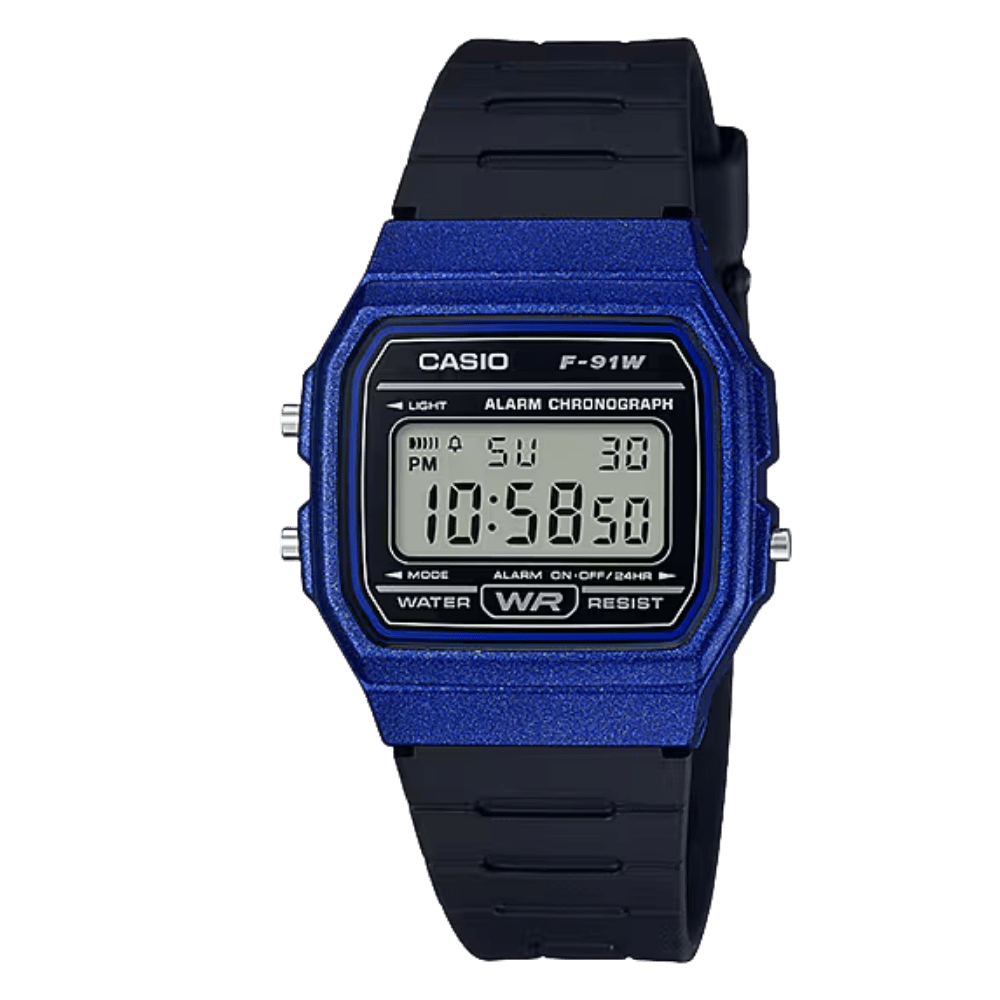 Reloj Casio Vintage F-91WM-2ADF Digital Clásico Azul Unisex7