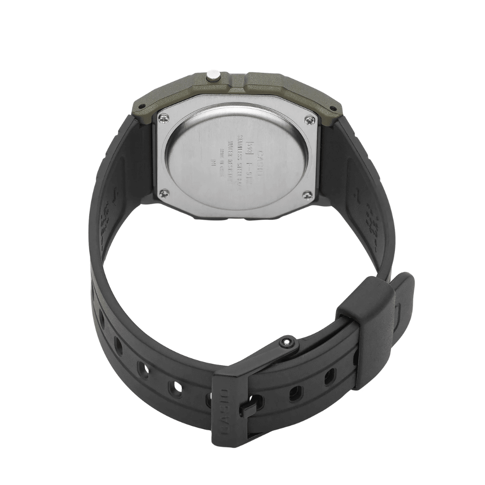 Reloj Casio Vintage F-91WM-3ADF Digital Clásico Verde Unisex6
