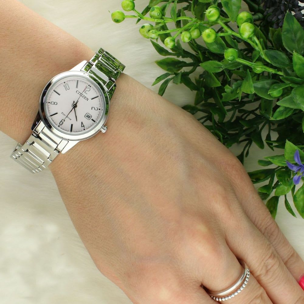 Reloj Citizen Eco-Drive FE1241-71Z Plateado Acero Mujer2