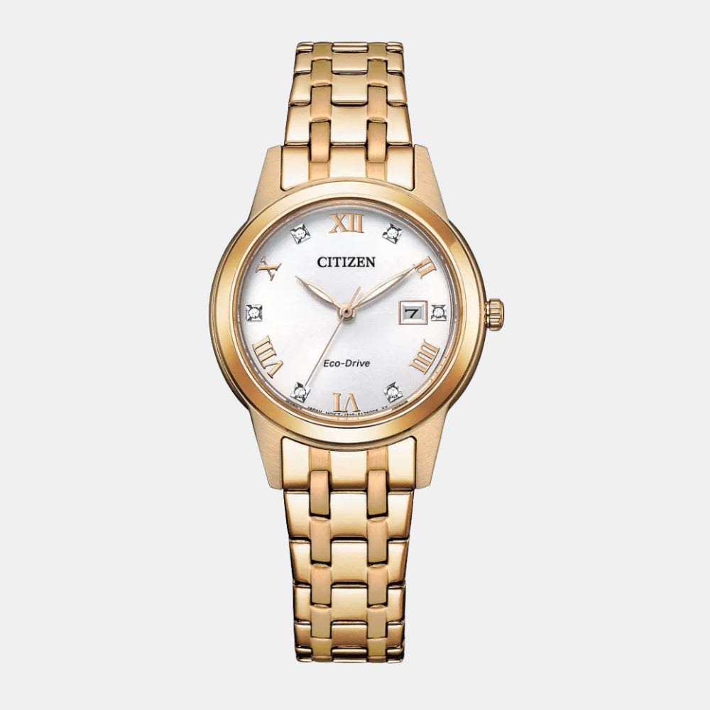 Reloj Citizen Eco-Drive FE1243-83A Dorado Acero Mujer1