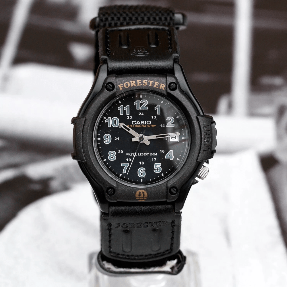 Reloj Casio FT-500WC-1BV Forester Velcro Análogo Negro Hombre3