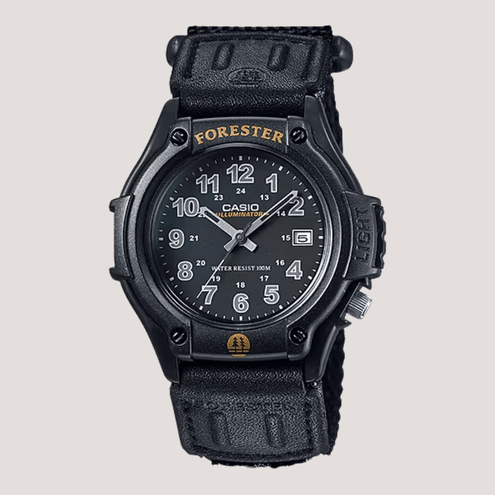 Reloj Casio FT-500WC-1BV Forester Velcro Análogo Negro Hombre1