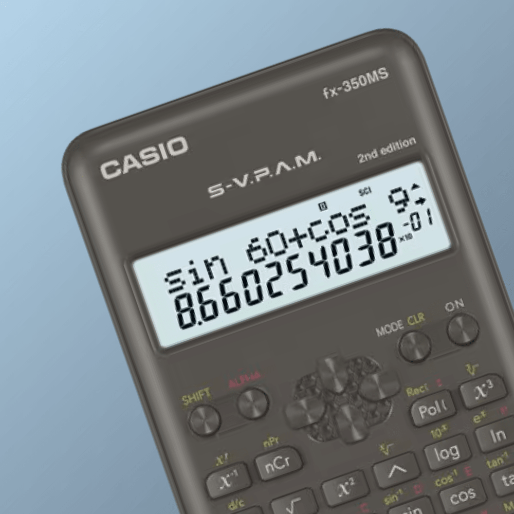 CALCULADORA CASIO FX-350MS2-BK2