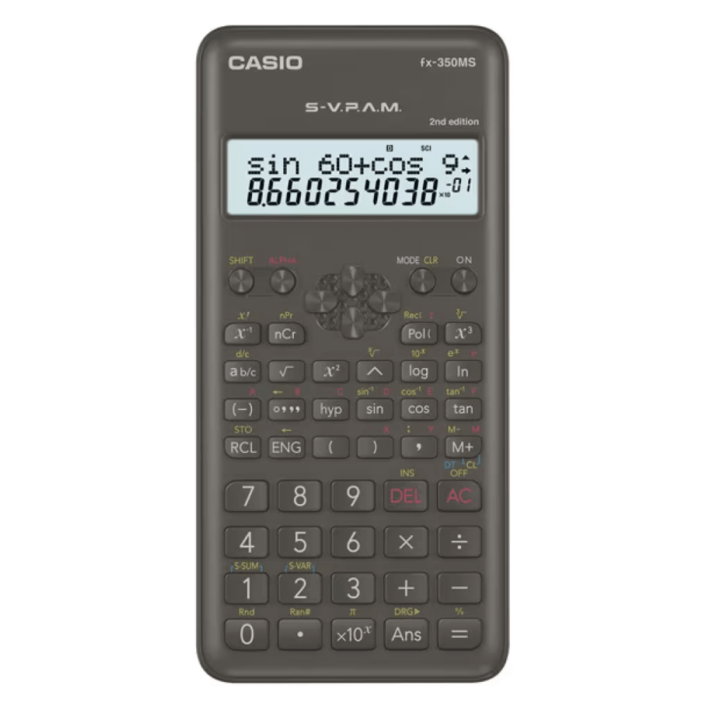 CALCULADORA CASIO FX-350MS2-BK1