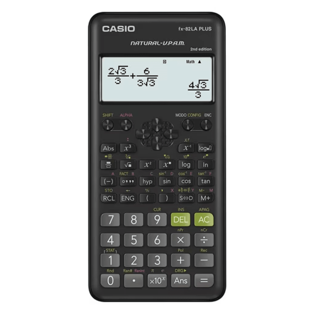 CALCULADORA CASIO FX-82LAPLUS2-BK1