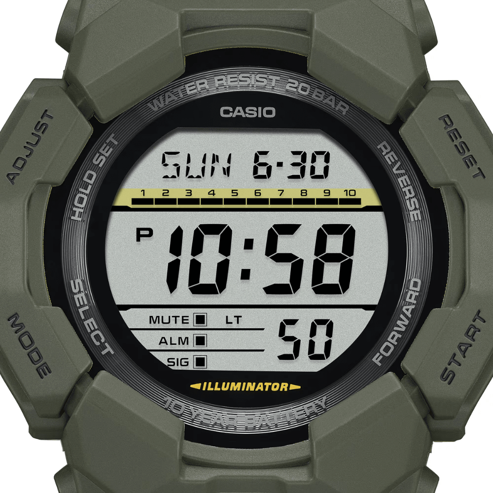 Reloj Casio G-Shock GD-010-3DR Digital Core Guard Verde Hombre4