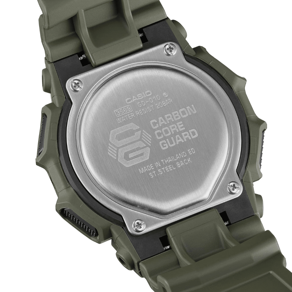Reloj Casio G-Shock GD-010-3DR Digital Core Guard Verde Hombre5