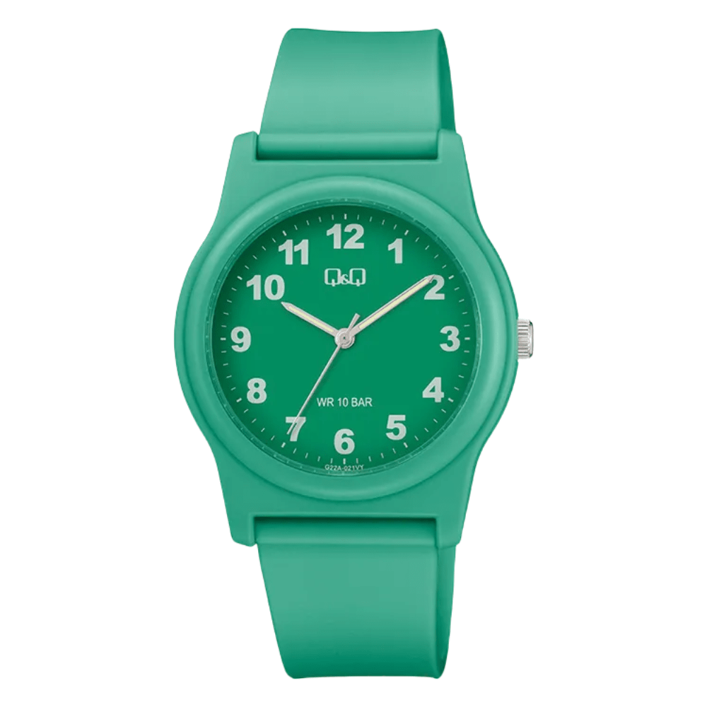 RELOJ Q&Q G22A-021VY VERDE UNISEX1