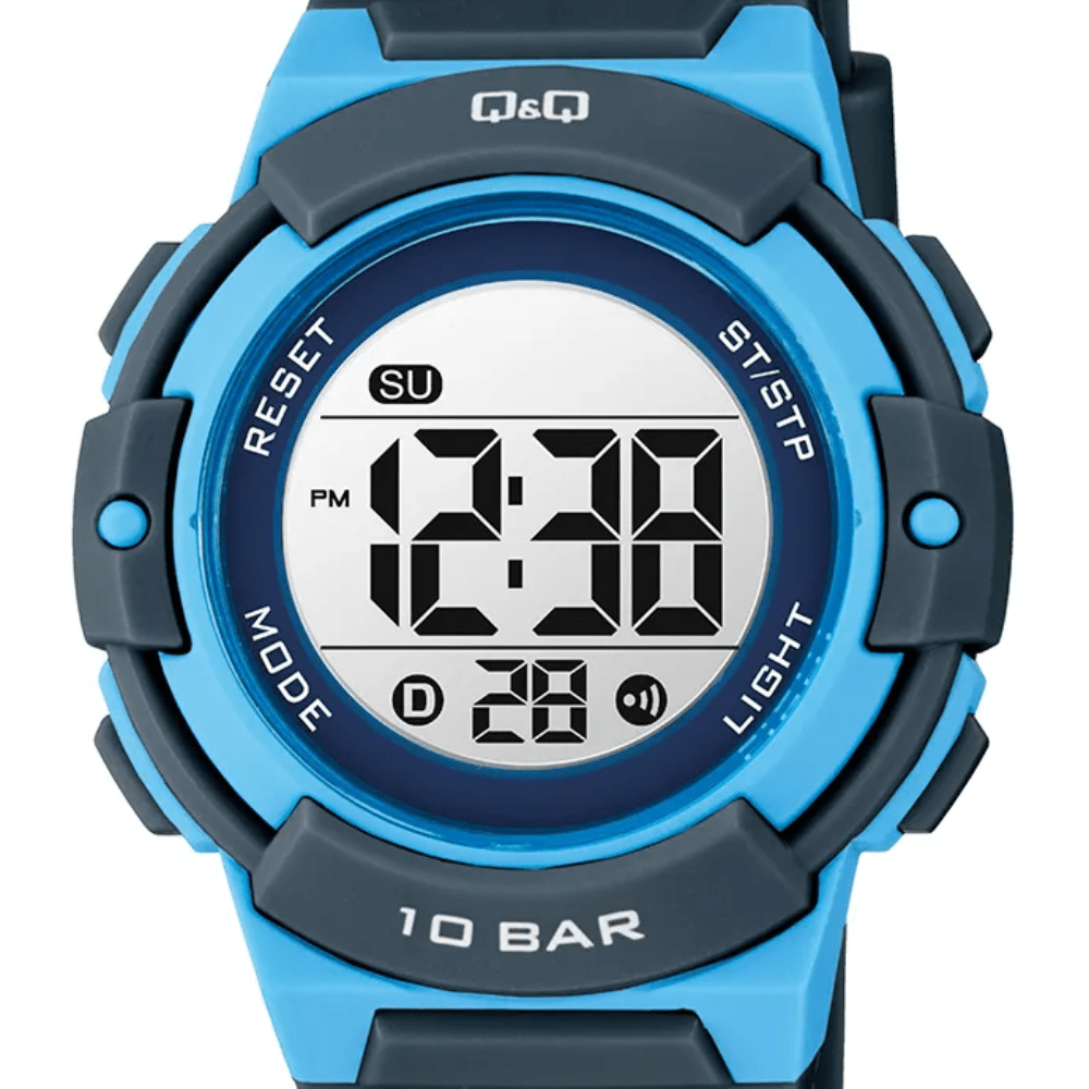 RELOJ Q&Q G32A-002VY NEGRO/CELESTE INFANTIL2