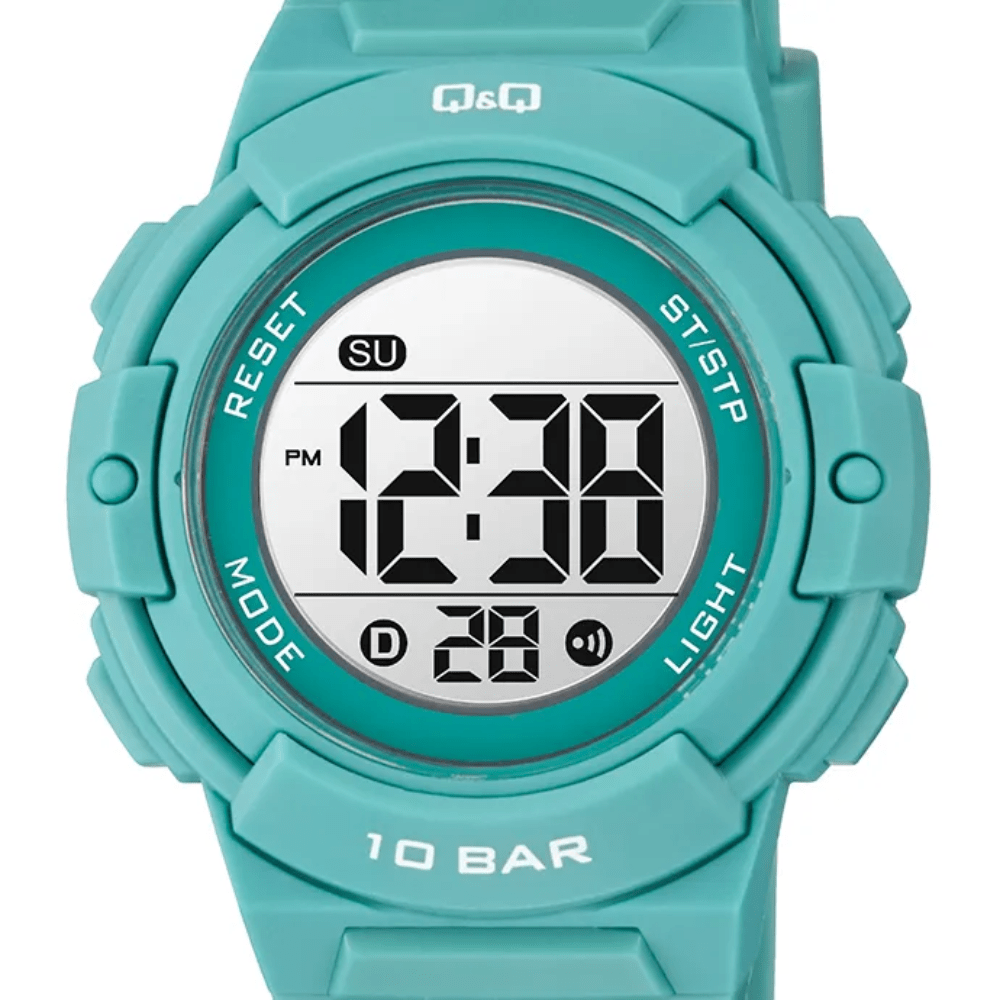 RELOJ Q&Q G32A-003VY VERDE AGUA INFANTIL2