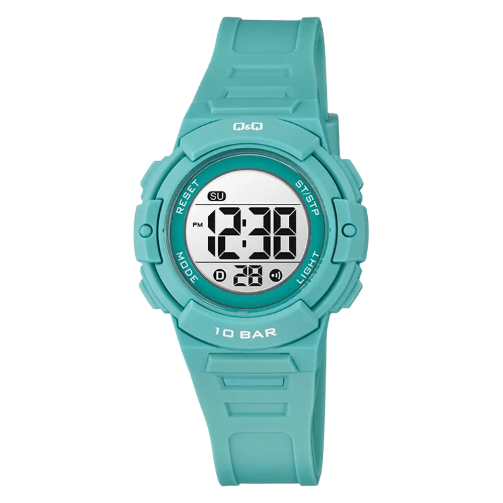 RELOJ Q&Q G32A-003VY VERDE AGUA INFANTIL1