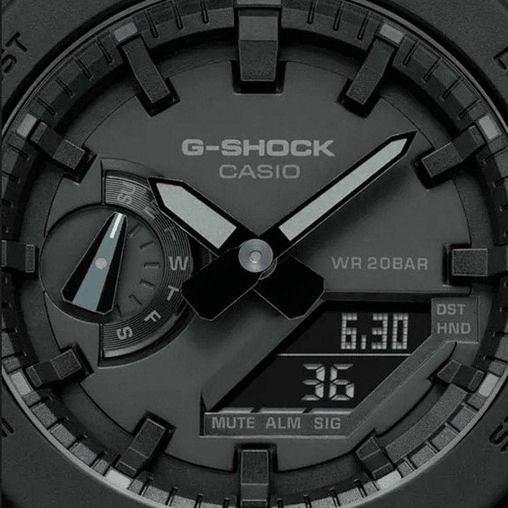 RELOJ CASIO G-SHOCK GA-2100-1A1DR HOMBRE NEGRO ANÁLOGO DIGITAL 200M3
