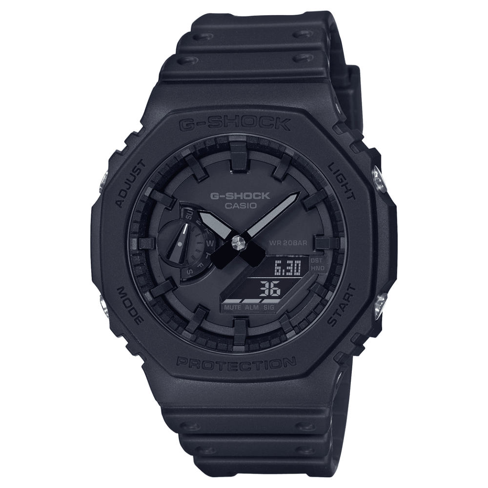 RELOJ CASIO G-SHOCK GA-2100-1A1DR HOMBRE NEGRO ANÁLOGO DIGITAL 200M1