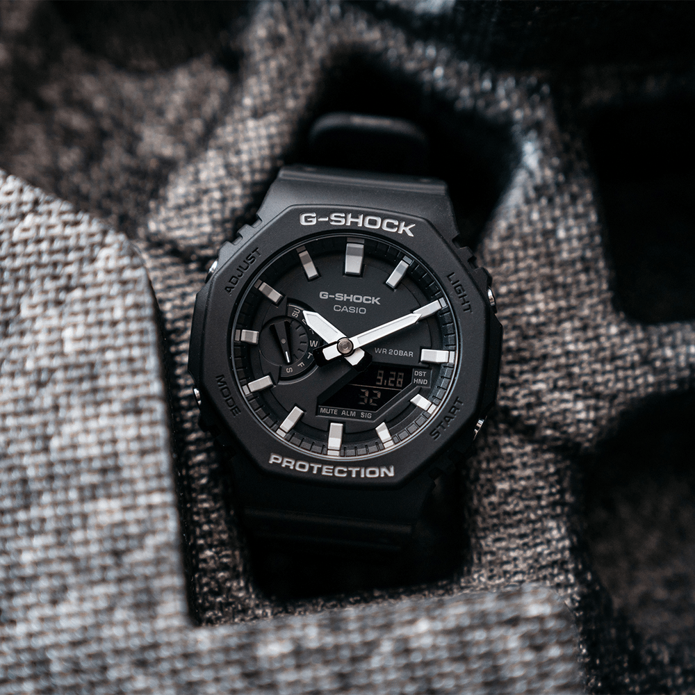 Reloj Casio G-shock GA-2100-1ADR Carbon Core Análogo Digital Negro Hombre5