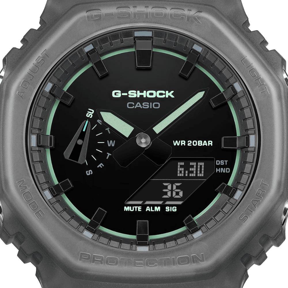 Reloj Casio G-Shock GA-2100K-1ADR Carbon Core Análogo-Digital Gris Traslucido Hombre4