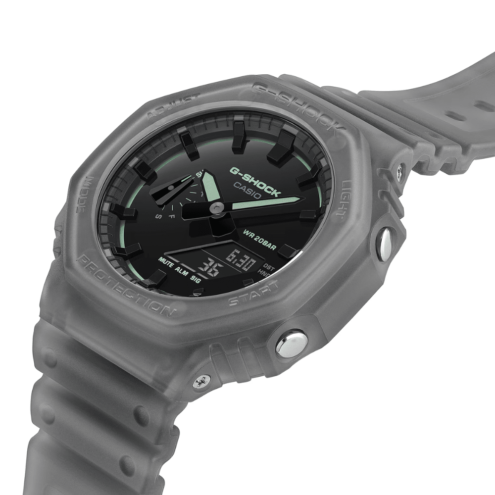 Reloj Casio G-Shock GA-2100K-1ADR Carbon Core Análogo-Digital Gris Traslucido Hombre5