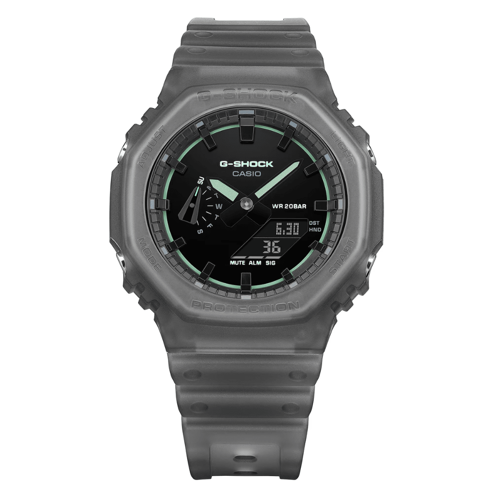 Reloj Casio G-Shock GA-2100K-1ADR Carbon Core Análogo-Digital Gris Traslucido Hombre7