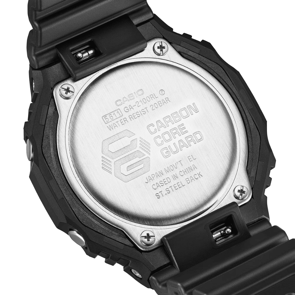 Reloj Casio G-Shock GA-2100RL-1ADR Carbon Core Análogo-Digital Negro Hombre8