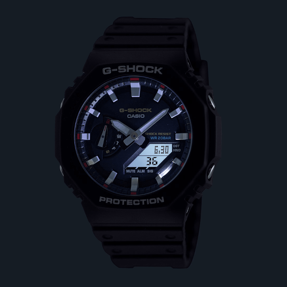 Reloj Casio G-Shock GA-2100RL-1ADR Carbon Core Análogo-Digital Negro Hombre6