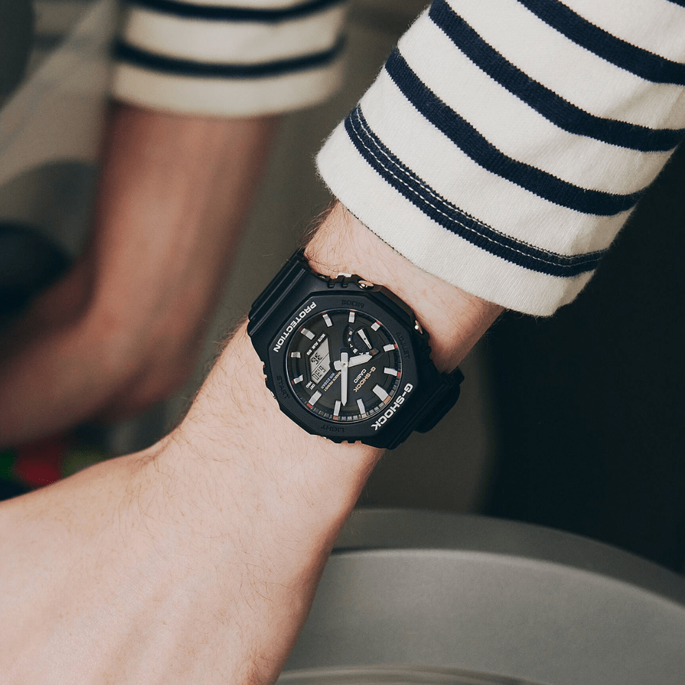Reloj Casio G-Shock GA-2100RL-1ADR Carbon Core Análogo-Digital Negro Hombre4