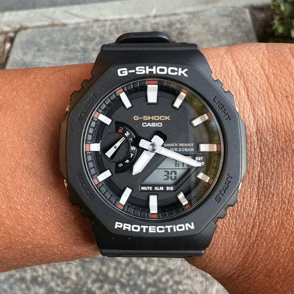 Reloj Casio G-Shock GA-2100RL-1ADR Carbon Core Análogo-Digital Negro Hombre2