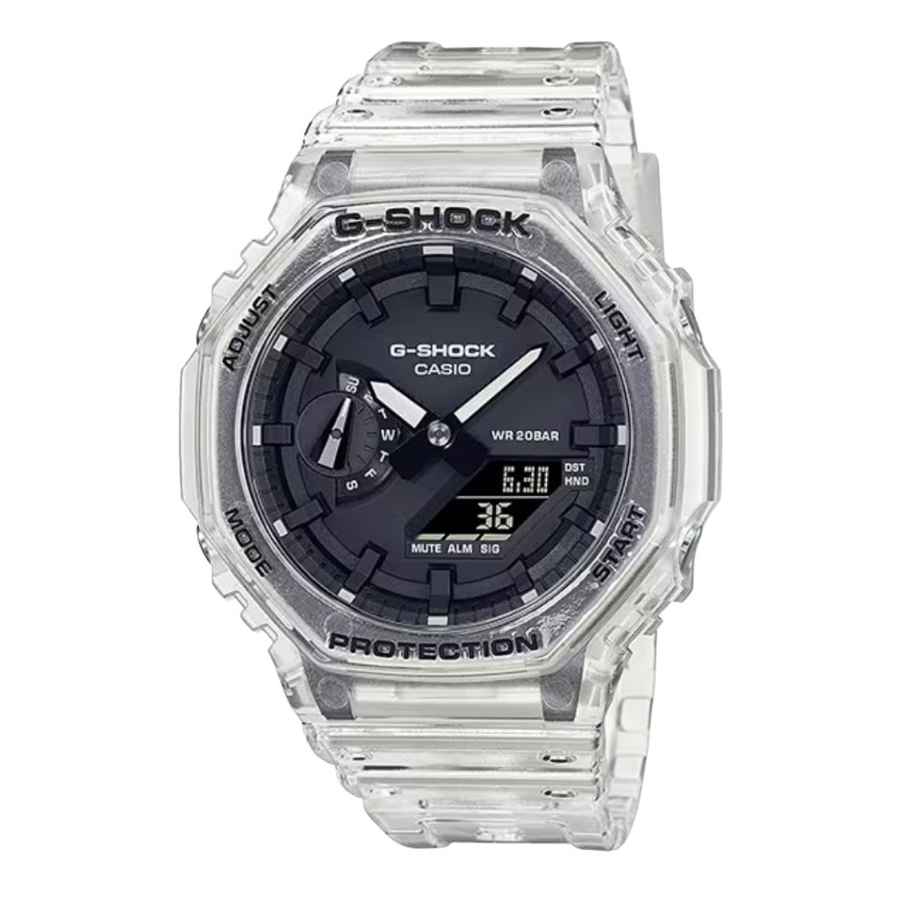 Reloj Casio G-Shock GA-2100SKE-7ADR Carbon Core Análogo-Digital Transparente Hombre7