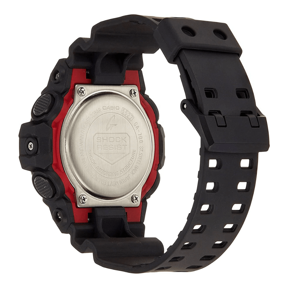 Reloj Casio G-Shock GA-700-1ADR Análogo-Digital Táctico Negro Hombre7