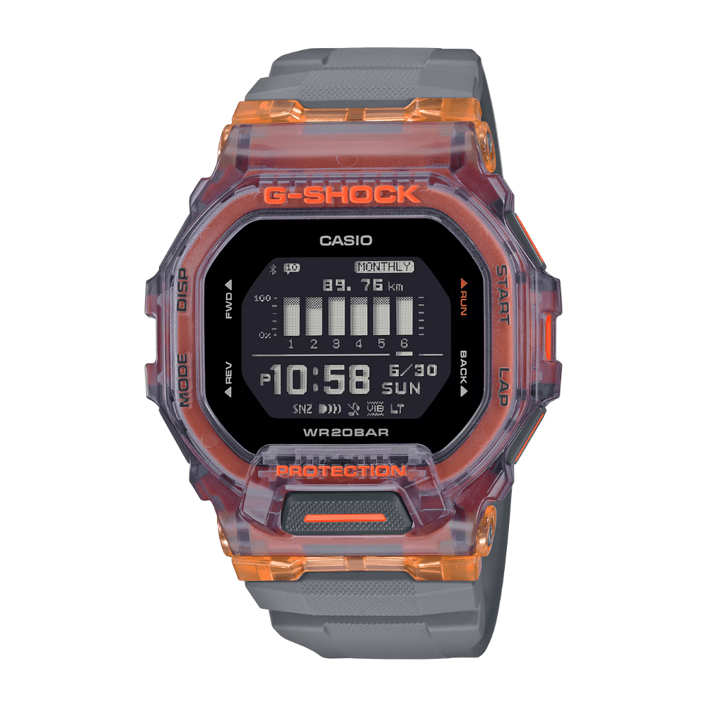 Reloj Casio G-Shock GBD-200SM-1A5DR G-Squad Digital Deportivo Bluetooth Naranja6