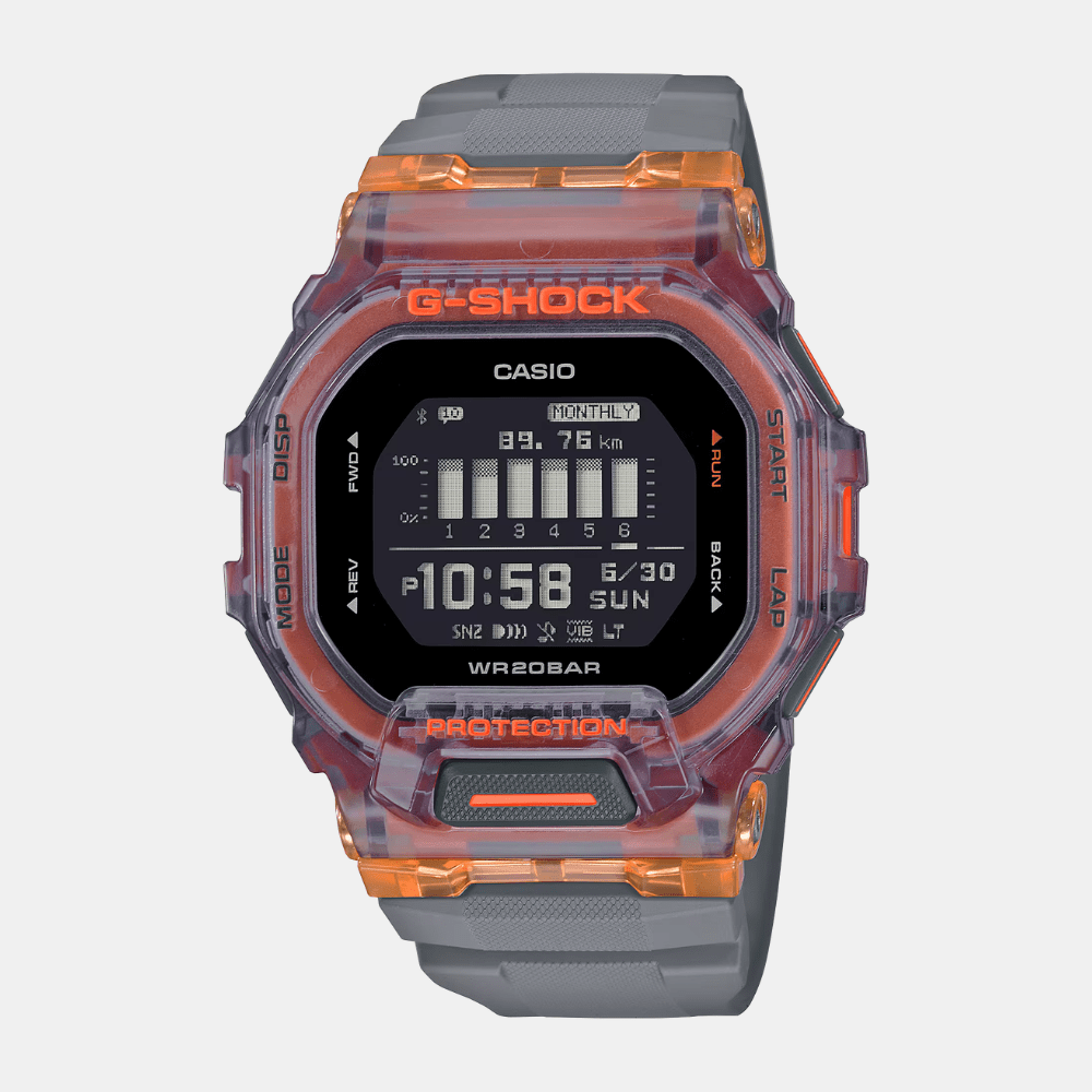 Reloj Casio G-Shock GBD-200SM-1A5DR G-Squad Digital Deportivo Bluetooth Naranja1