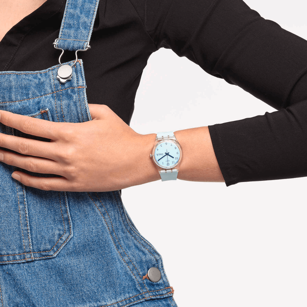 RELOJ SWATCH GE713 UNISEX TRANSFORMATION ULTRACIEL CELESTE2