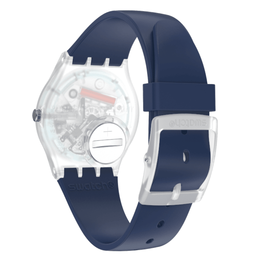 RELOJ SWATCH GE725 UNISEX RINSE REPEAT NAVY AZUL5