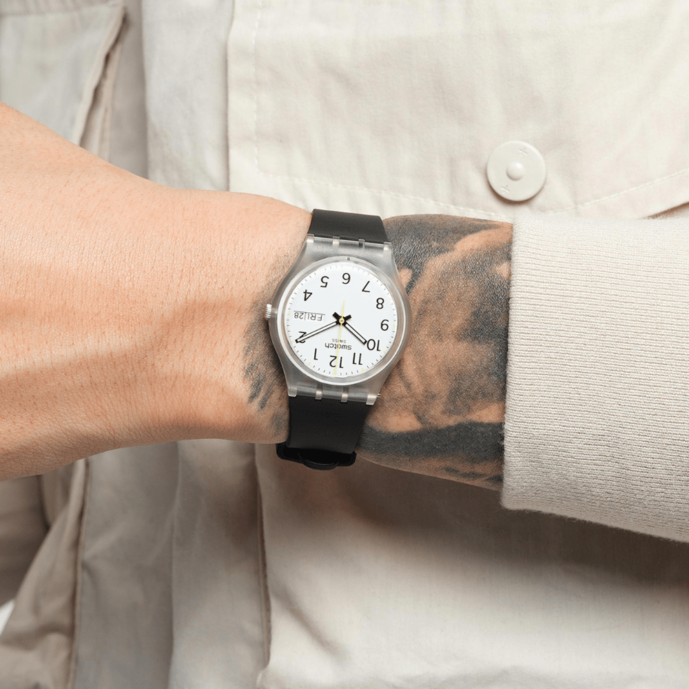 RELOJ SWATCH GE726 RINSE REPEAT BLACK NEGRO2