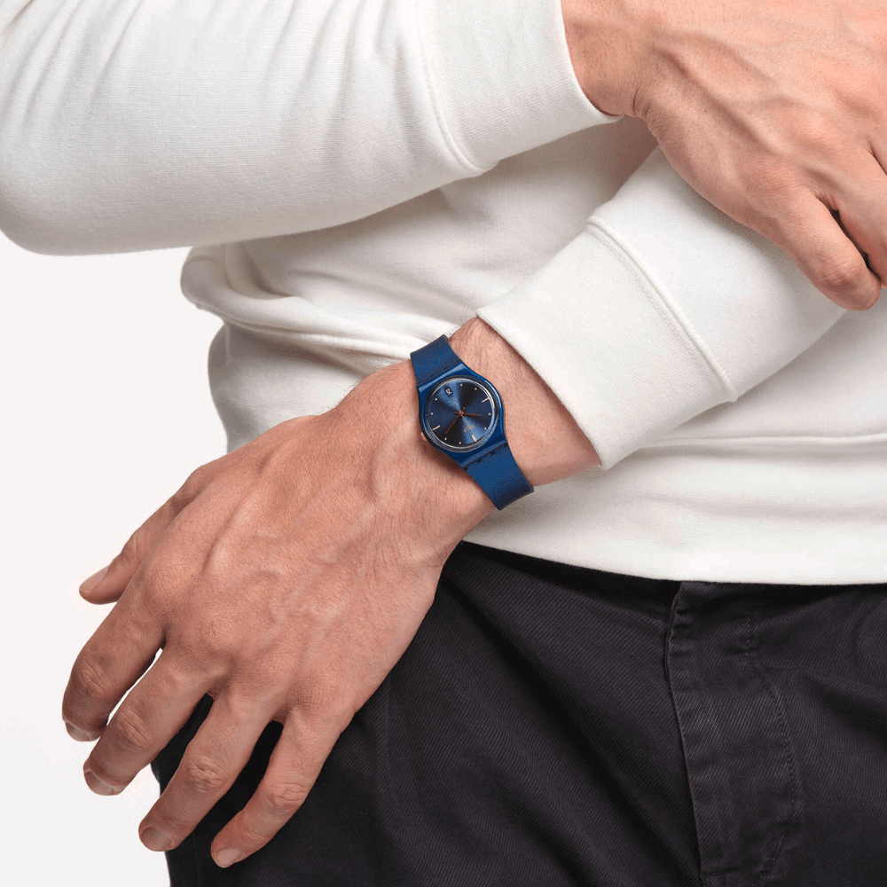 RELOJ SWATCH GN417 PEARLYBLUE AZUL2