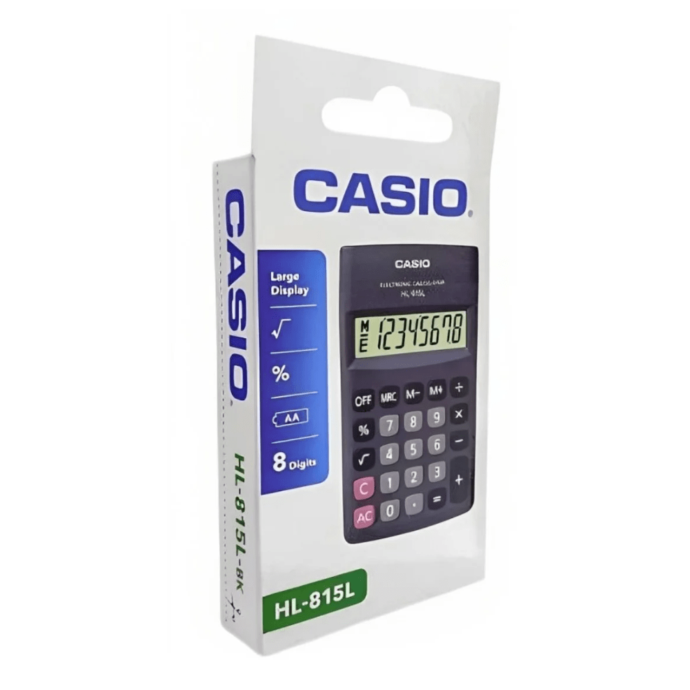 CALCULADORA CASIO HL-815L-BK3